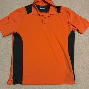 PGA Tour Golf Polo. Orange. Xl